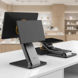 All in One Touch Screen Cash Register Machine Point of Sale 15.6 Inch Windows POS System Accessories for Retail Shop Supermarket