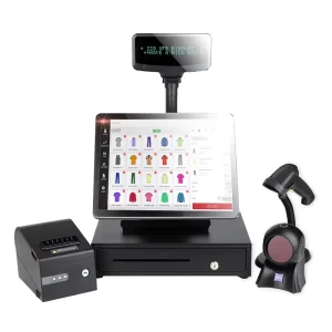 All in One Touch Screen Machines Point of Sale for Restaurant Retail Supermarket POS Systems Automatic Cashier Machine