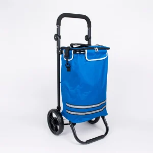 Aluminium Market Vegetable Shopping Trolley Bag Foldable Shopping Cart