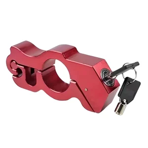 Aluminum Alloy Handlebar Lock Anti-Theft Throttle Brake for Electric Scooter Motorcycle Bicycle