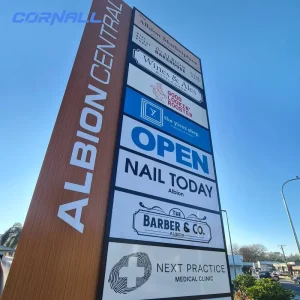 Aluminum Sign Wall Floor Wayfinding Directional Sign Building Directory Floor Index Indoor Sign