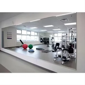 Aluminum Silver Mirror Glass 3mm 4mm 5mm 6mm Large Sheet Mirror Glass For GYM