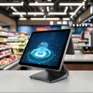 Aluminum case with Folding Stand 15 Inch All in One Point of Sale System Pos Terminal for Supermarket Restaurant
