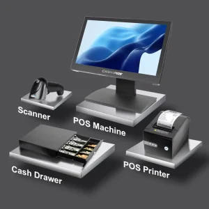 Android Windows POS System All in One Touch Screen POS Machine Cash Register for Retail Business