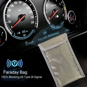 Anti Radiation Cell Phone Sleeve Smart Phone Shielding Pouch GPS Key Fob Signal Block Security Bag for Phone Electronic Devices