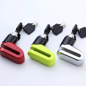 Anti Theft Bike Disc Brake Lock with Alarm Motorcycle Keyed Bicycle Security Device
