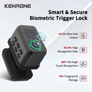 Anti-Theft Biometric Fingerprint Trigger Guard Lockout Device Focus on Childproof & Family Protection Prevent Accidental