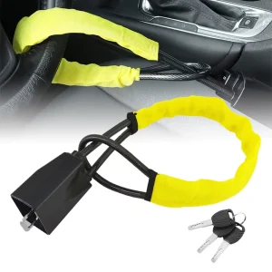 Anti Theft Car Device Universal Auto Lock with 3 Keys Custom Car Accessories Security Lock Steering Wheel Lock