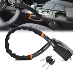 Anti Theft Car Device Universal Auto Lock with 3 Keys Custom Car Accessories Security Lock Steering Wheel Lock