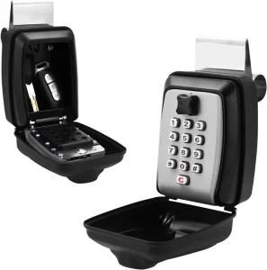 Anti-Theft Car Window Key Lock Box Key Safe Wall Mounted Waterproof Outdoor Portable Combination Lock Safety Storage Car Keys