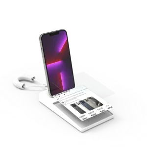 Anti Theft Cell Phone Price Tag Label Holder Security Display Stand with Alarm for Shop Use