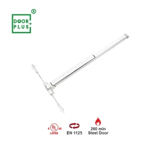 Anti-Theft Durable Steel Push Bar Lock Panic Exit Device for Fire-Resistant Metal Doors