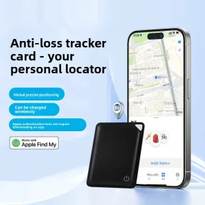 Anti-Theft Gadget Wallet ABS Material Finder Small Card Locator Wireless Charging Anti-Loss Tracker MFi Finder