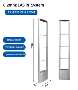 Antishoplifting Device Rf Eas Anti theft Security Alarm System Eas 8.2mhz Rf Antenna System for Clothing and Apparel Shops