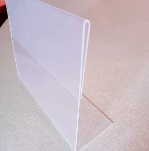 At Supermarket Acrylic A4 Sign Holder Wall Mount