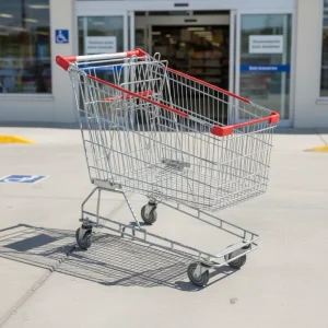 Australian Standard Grocery Store Supermarket Shopping Trolley Cart 212L