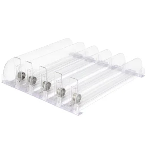 Automatic Plastic POS Shelf Divider Can Dispenser Feed Partition Organizer for Milk Bottle Drink Pusher