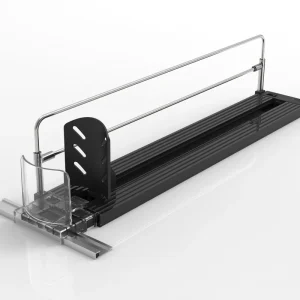 Automatic Spring Loaded Drink Pusher Divider Closet Clear Acrylic Shelf Dividers Universal Pusher