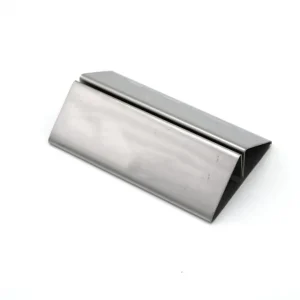 Bar Club Cafe Hotel Restaurant Retail Store Display Desktop Reserved Table Metal Stainless Steel Menu Name Card Bill Holder Base