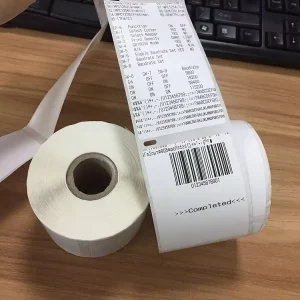 Barcode Label Roll 4*6 Inch 100×150 Direct Thermal Blank Thermal Paper