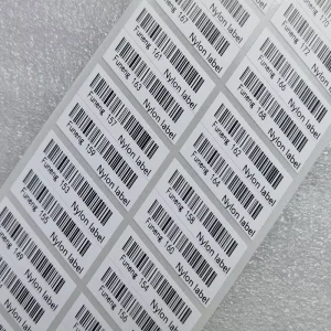 Barcode Label Roll High Resolution Code 128 EAN Adhesive Sticker PET Material Waterproof OEM Brand Retail Inventory POS Systems