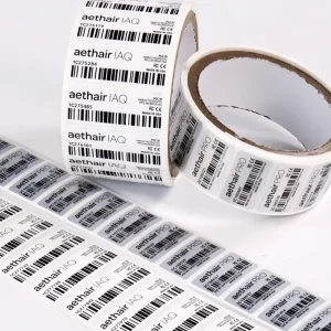 Barcode Label Stickers Customized Waterproof Numbered Labels For Product Tracking And Retail Inventory