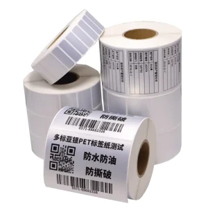 Barcode Printing Stickers Thermal Label Roll Waterproof Adhesive Sticker 20 X 10 X 2000 Labels Per Roll