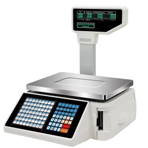 Barcode Scale Supermarket Weighing and Cashier Integration Machine Barcode Label Printing Electronic Scale Arabic Russian