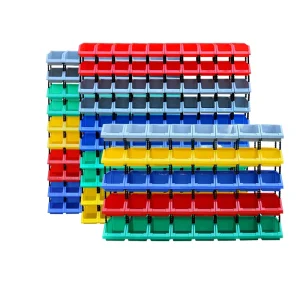 Basket Red Yellow Blue Material Box Warehouse Storage Box Logistics