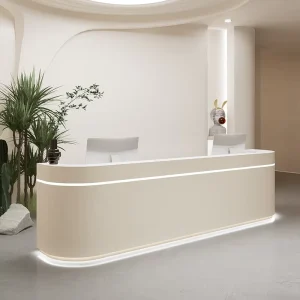 Beauty Salon Bar Checkout Desk Medical Beauty Clinic Reception Desk Skin Center Service Simple Company Front Desk