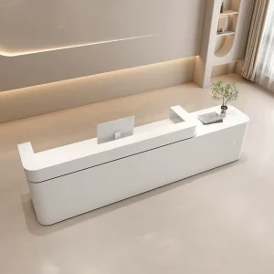 Beauty Salon Front Desk Cashier Curved Training Institution Company Retail Bar Checkout Counters