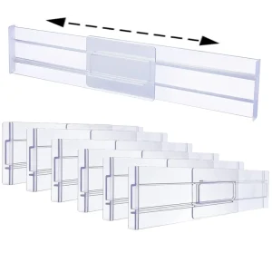 Big and Deep Drawer Expandable Drawer Organizers Separator Adjustable Drawer Dividers Shelf