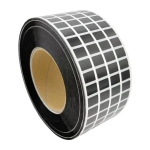 Black Coated Paper Label for Barcode Printing and Product Identification