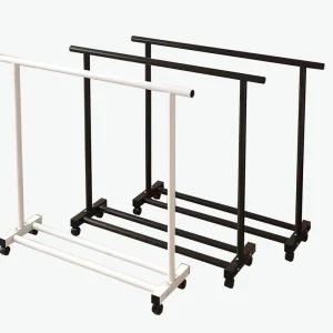 Black Metal Hanging Clothes Rack Black Clothing Displays Clothing Display Rack