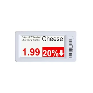 Black White Red Color Printing Custom Supermarket Shelf Price Label Holder Plastic Large Board Plastic Shelf Label Tag Holders