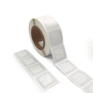 Blank Book Labels 50*50mm RFID Tag Printable Stickers for Library Management 860-960MHz Frequency for File Management