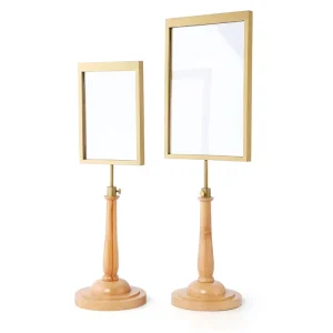 Boutique Use Adjustable Poster Sign Holder Retail Floor Display Advertising Stand