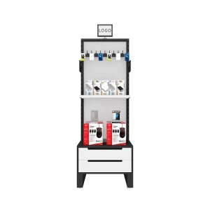 Brand 3c Store Fixtures Iron Custom Rack Instore Charger Accessories Mobile Phone Shop Display for Cables