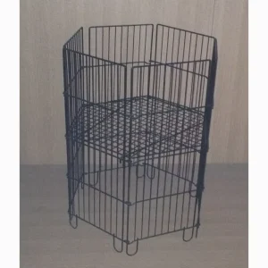 Bulk Goods Expositor Factory Retail Pop Merchandise Promotion 6 Sides Steel Wire Dump Bin From China