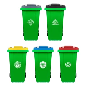 Bulk Supply Waste Bin for Overseas Markets Full Customization on Color Logo Stereo logo and Complex logo Supported