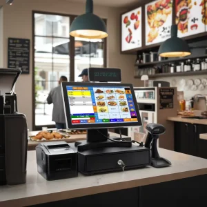 Business All in One 15.6 Inch Touch Screen Pos Machine Point of Sale Cash Register Terminal for Retail Store