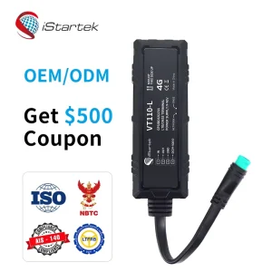 CE Certified 4G Motorcycle GPS Tracker VT110 L Real Time Anti Theft Tracking Device with Geo Fence Alarm