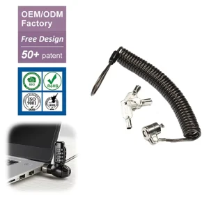 CP002 Ultrathin Master Key Laptop Security Lock 7x3mm Slot Anti Theft Zinc Alloy HP for Lenovo Apple Sony Toshiba
