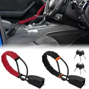 Car Accessories Anti Theft Device Seat Belt Lock Security Device for Auto Lock OEM Steering Wheel Lock