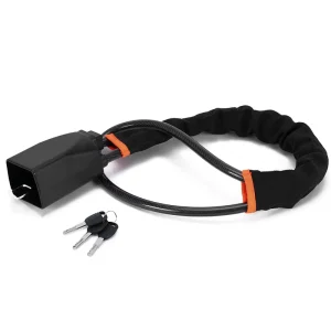 Car Auto Top Mount Steering Wheel Lock Anti Theft Security Lock With Keys Anti Theft Devices Wheel Lock Steel Strap PQY LCK03