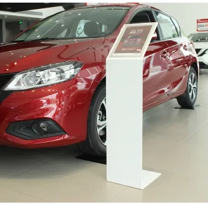Car Showroom Information Sign Holder Auto 4S Shops Vehicle Floor Standing Showroom Brochure Display Rack Stand