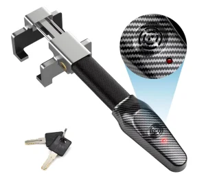 Car Steering Wheel Lock Universal Security Car Anti Theft Safety Alarm Lock Retractable Anti Theft Protection T Locks