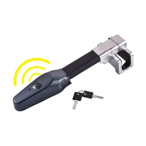 Car Truck SUV Van 130db Key Unlock Universal Anti Theft Car Steering Wheel Lock with Alarm