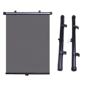 Car Window Sunshade UV Protection Nylon Mesh Roller Sunshade Universal Size 2PCs