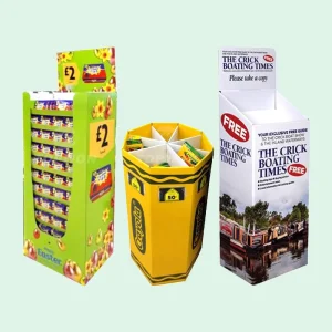 Cardboard Newspaper Books Dump Bins Supermarket Candy Dump Bins Display